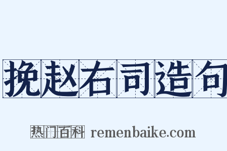 挽赵右司造句是什么意思的图片